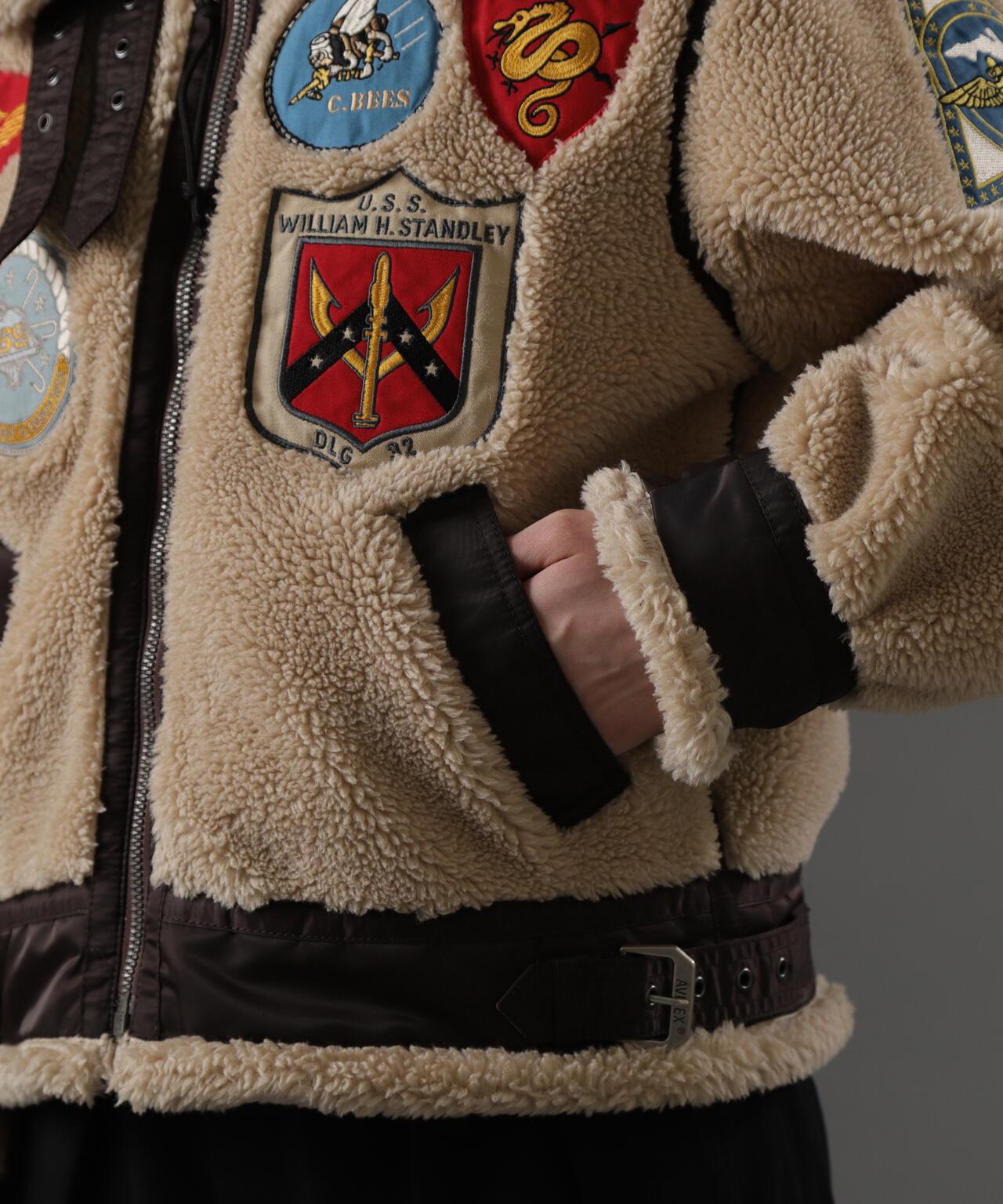 WOMAN RETORO BOA B-3 TOPGUN