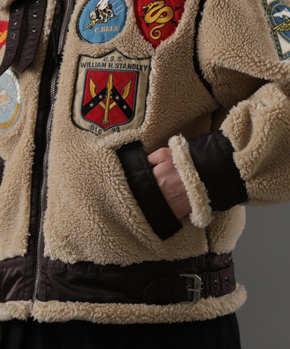 WOMAN RETORO BOA B-3 TOPGUN