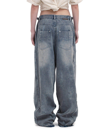【DEFGARMENTS/デフガーメンツ】TURN INSIDE OUT DENIM PANTS