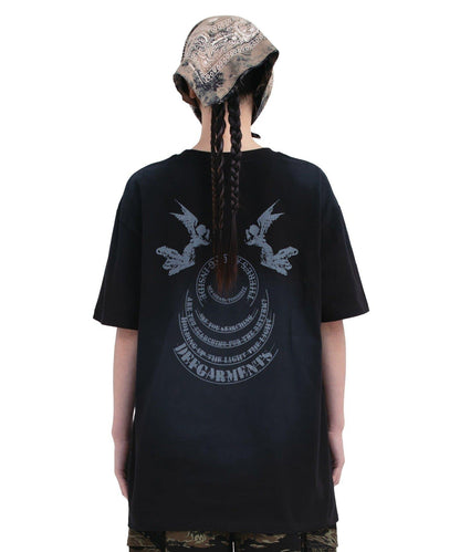 【DEFGARMENTS/デフガーメンツ】FEATHER BLUSH T-SHIRTS