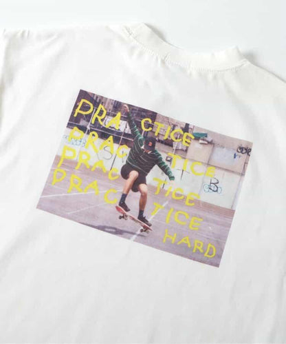 寬鬆剪裁後背印花長袖T恤_UV防曬_接觸冷感_吸溼速幹