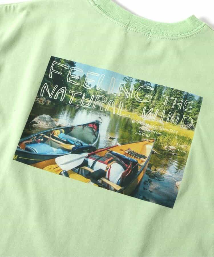 寬鬆剪裁後背印花長袖T恤_UV防曬_接觸冷感_吸溼速幹