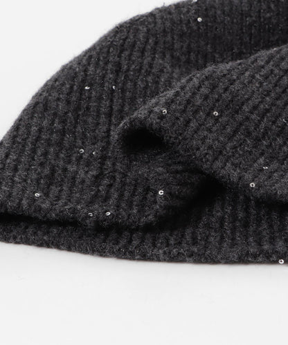 亮片金蔥針織帽