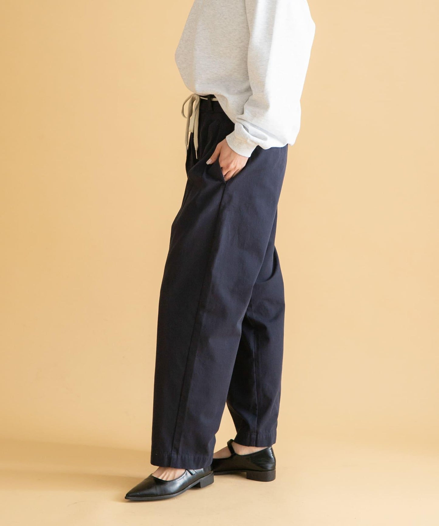3/2WORKS 雙褶休閒長褲