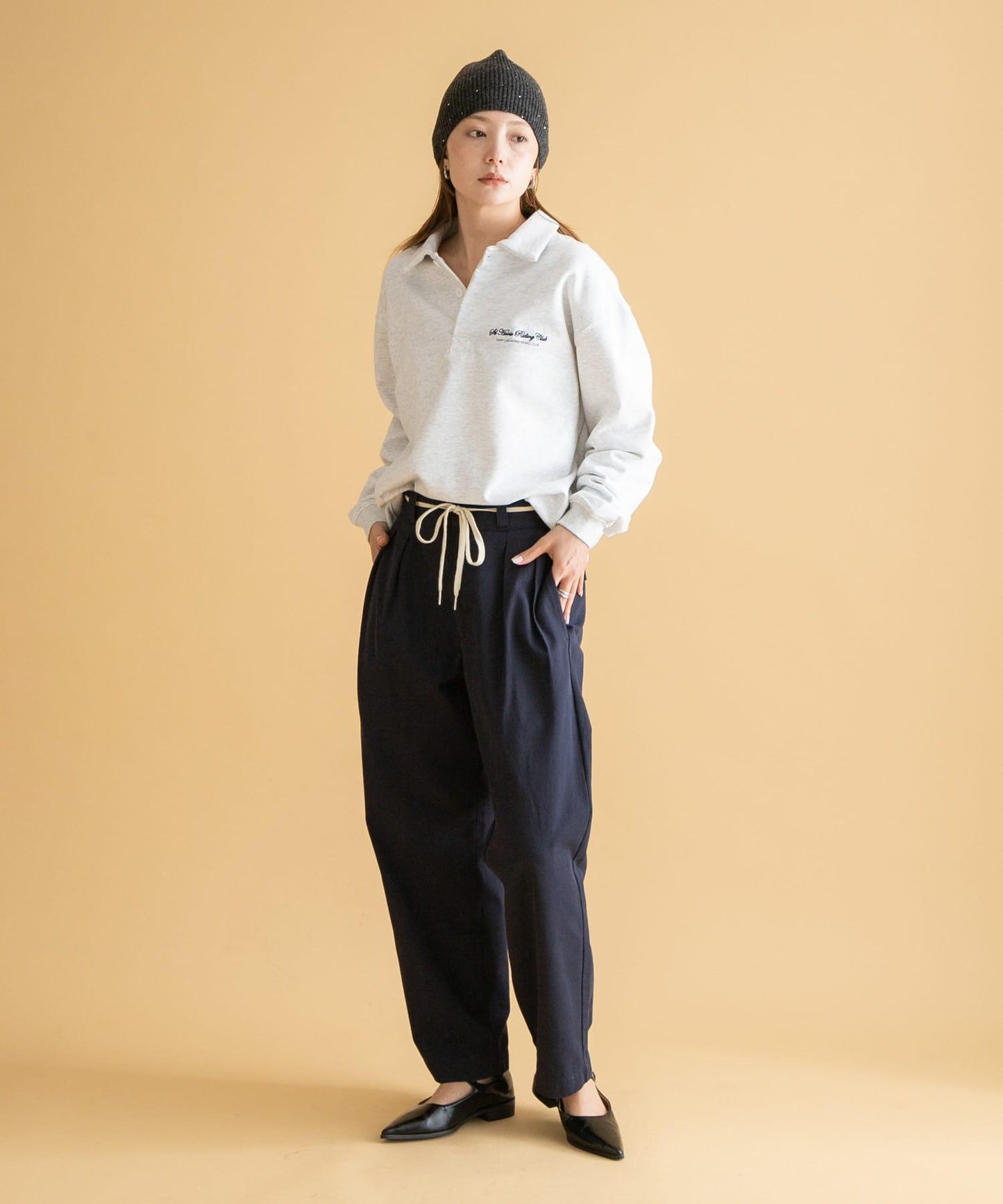 3/2WORKS 雙褶休閒長褲