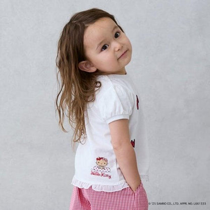【《三麗歐》】蝴蝶結貼布T恤