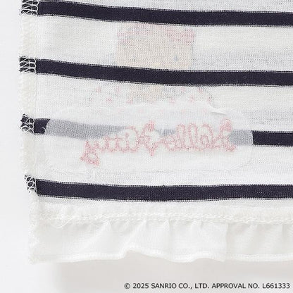 【《三麗歐》】蝴蝶結貼布T恤