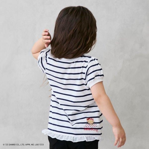 【《三麗歐》】蝴蝶結貼布T恤