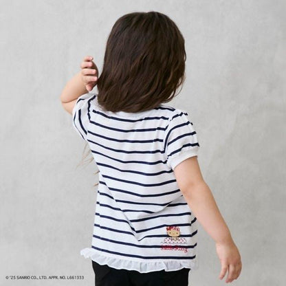 【《三麗歐》】蝴蝶結貼布T恤