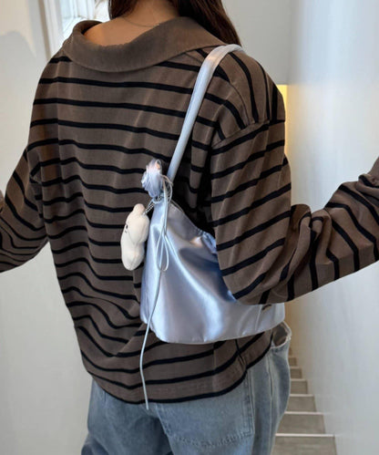 【CIAOPANIC TYPY】帶玫瑰吊墜緞面包