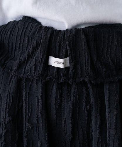 【CIAOPANIC TYPY】提花褶皺寬腿褲