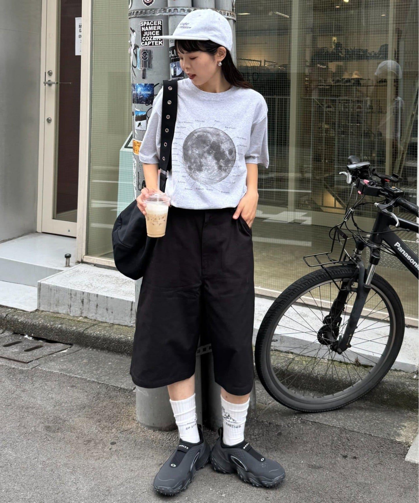 【男女通用】格紋口袋短褲