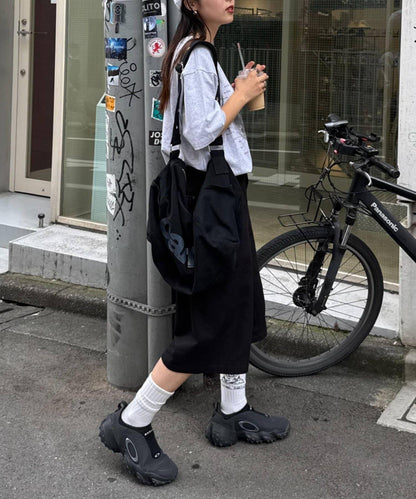 【男女通用】格紋口袋短褲