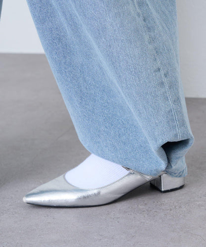 【薩基企劃】【可調節腰圍】超染褶皺設計牛仔褲