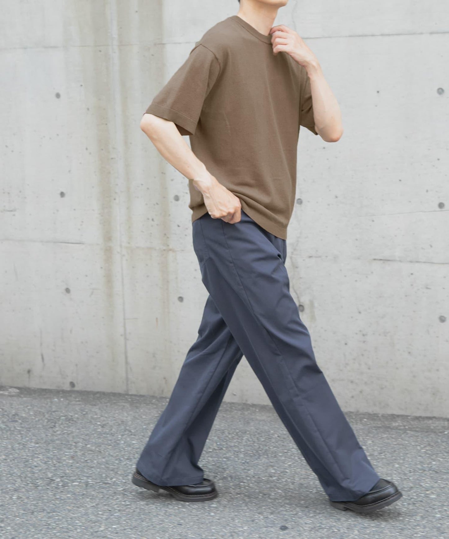 棉麻圓領夏季針織衫