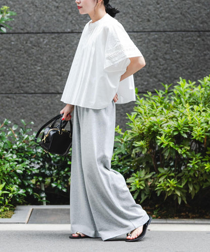 迷你毛圈休閒長褲