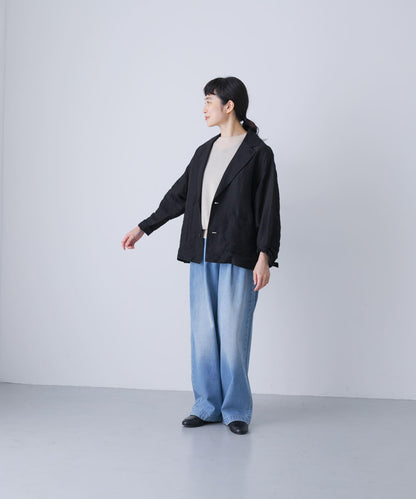 亞麻人造絲西裝外套
