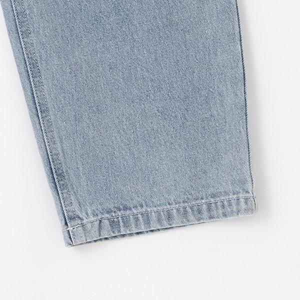 帶吊墜蕾絲飾邊牛仔褲