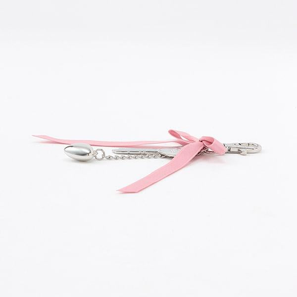 帶吊墜蕾絲飾邊牛仔褲