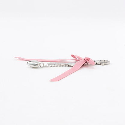 帶吊墜蕾絲飾邊牛仔褲