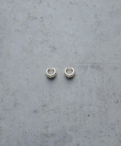 decor『デコール』豐盈水滴耳環 M 銀色