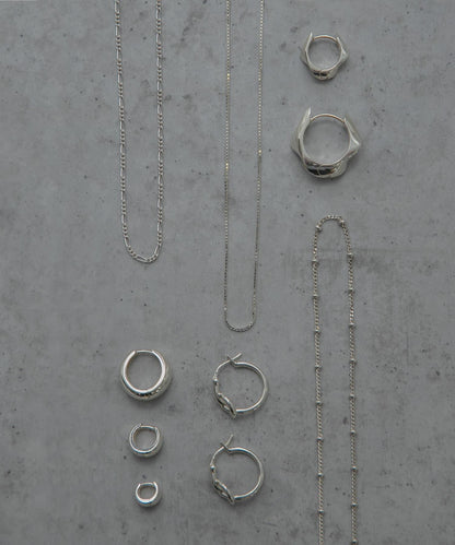 decor『デコール』豐盈水滴耳環 L 銀色