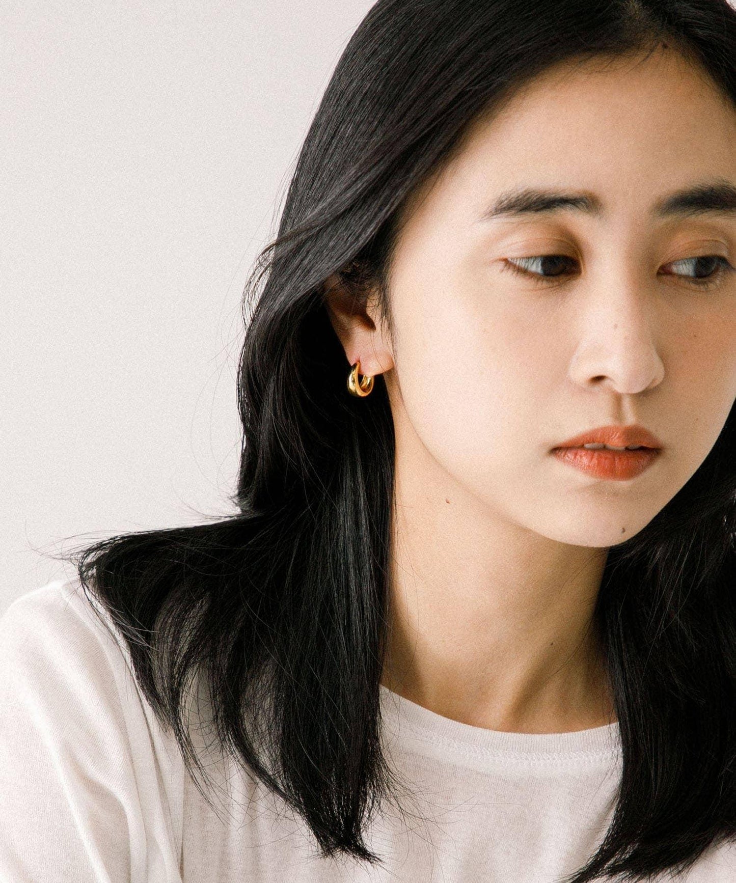 decor『デコール』 Plump Drop Pierce L GD 耳環