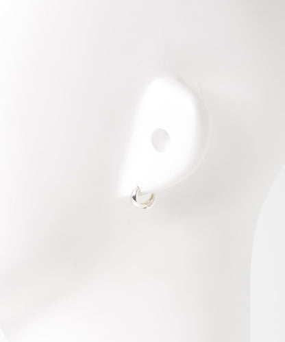 decor『デコール』豐盈水滴耳環 M 銀色