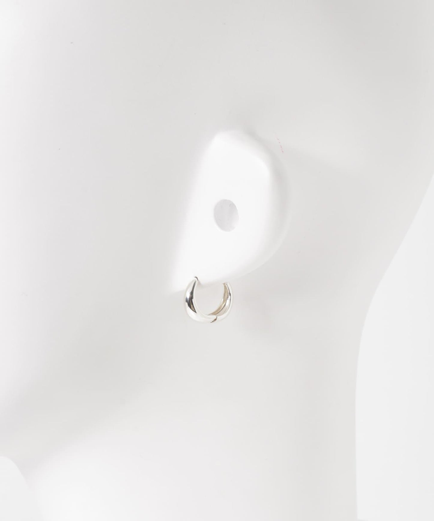 decor『デコール』豐盈水滴耳環 L 銀色