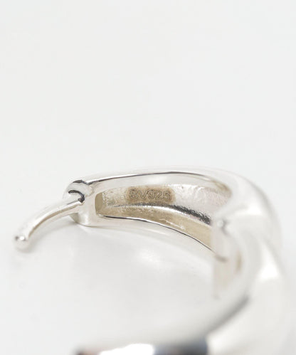 decor『デコール』豐盈水滴耳環 L 銀色