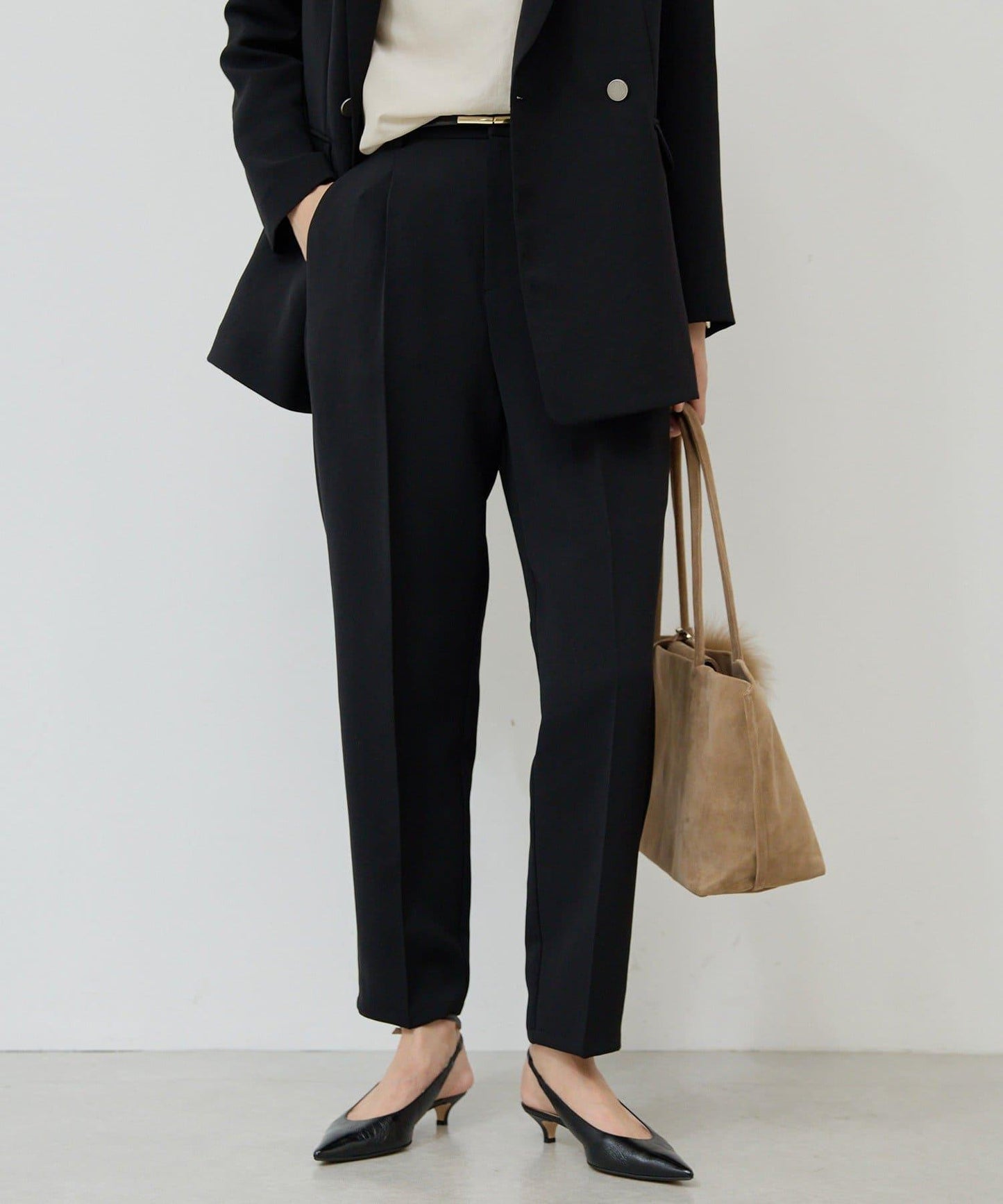 【秋冬素材】運動風錐形褲