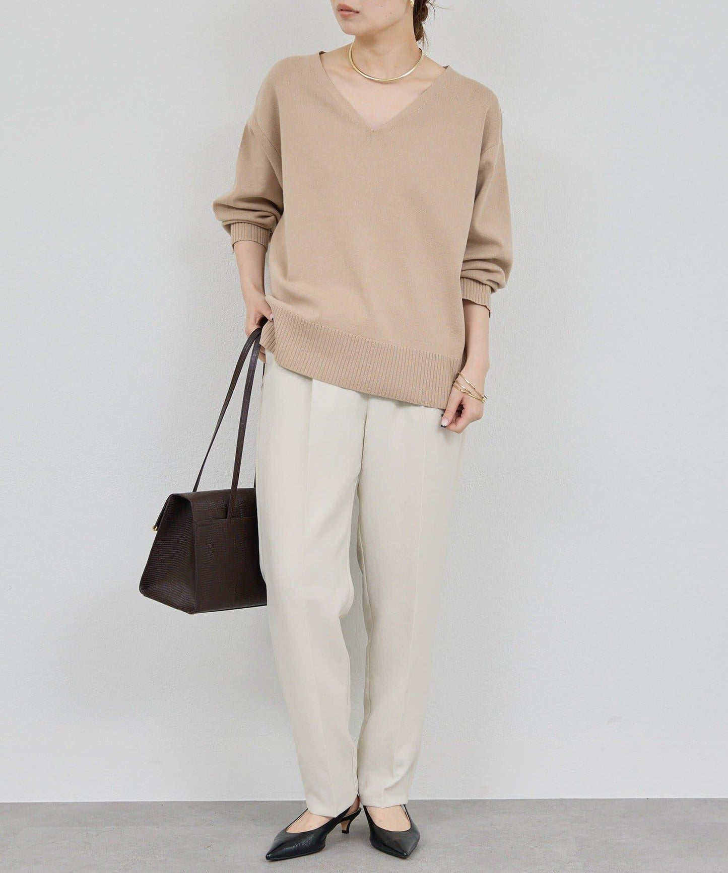 【秋冬素材】運動風錐形褲