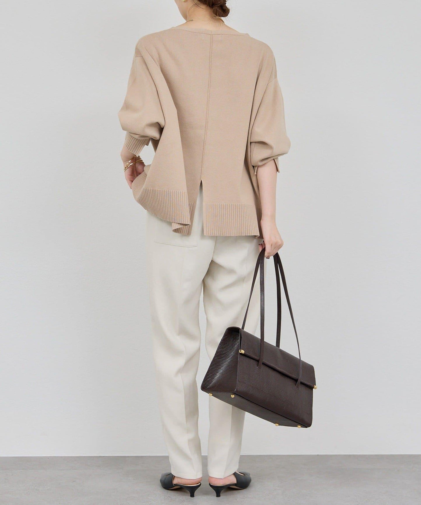 【秋冬素材】運動風錐形褲