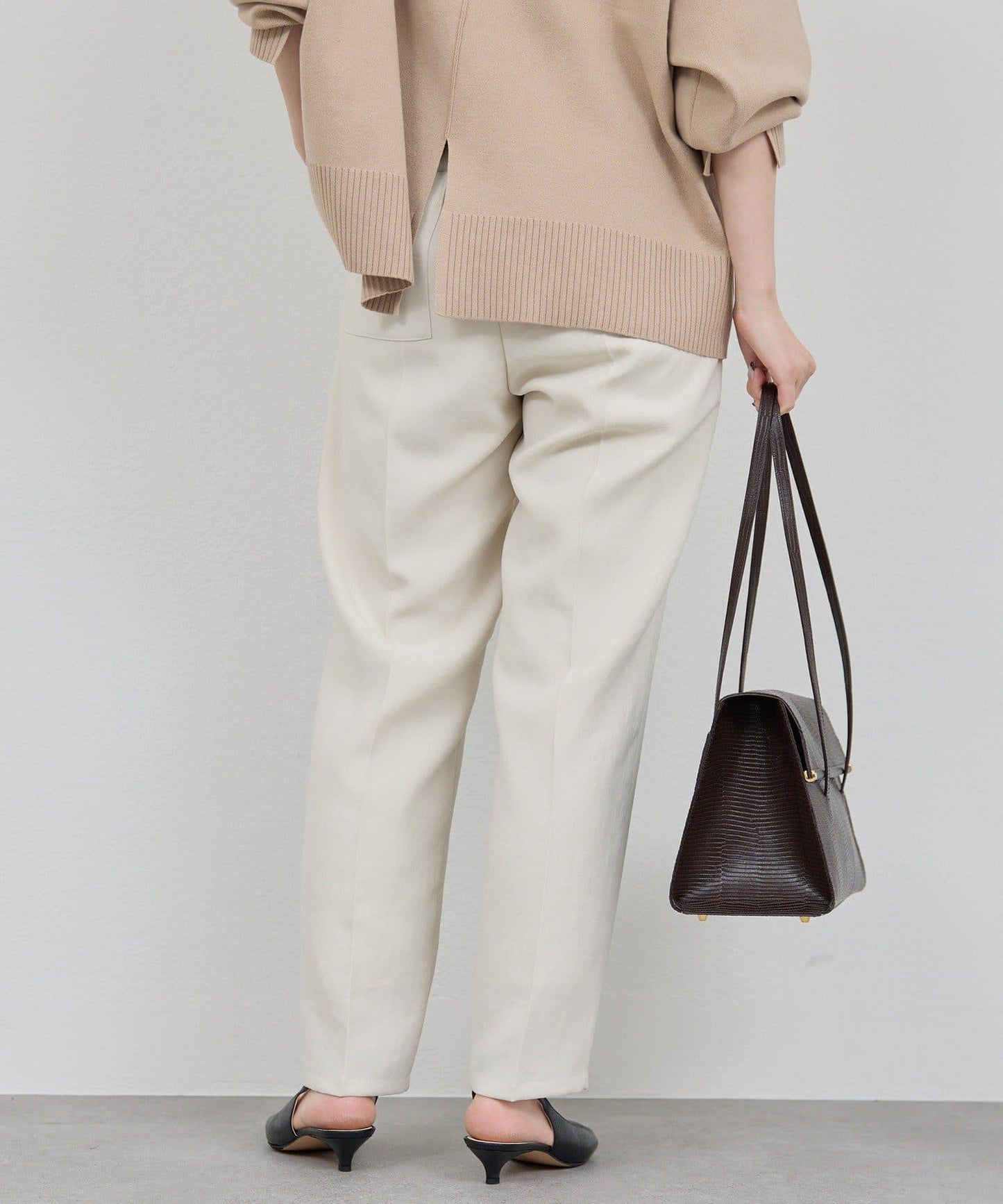 【秋冬素材】運動風錐形褲