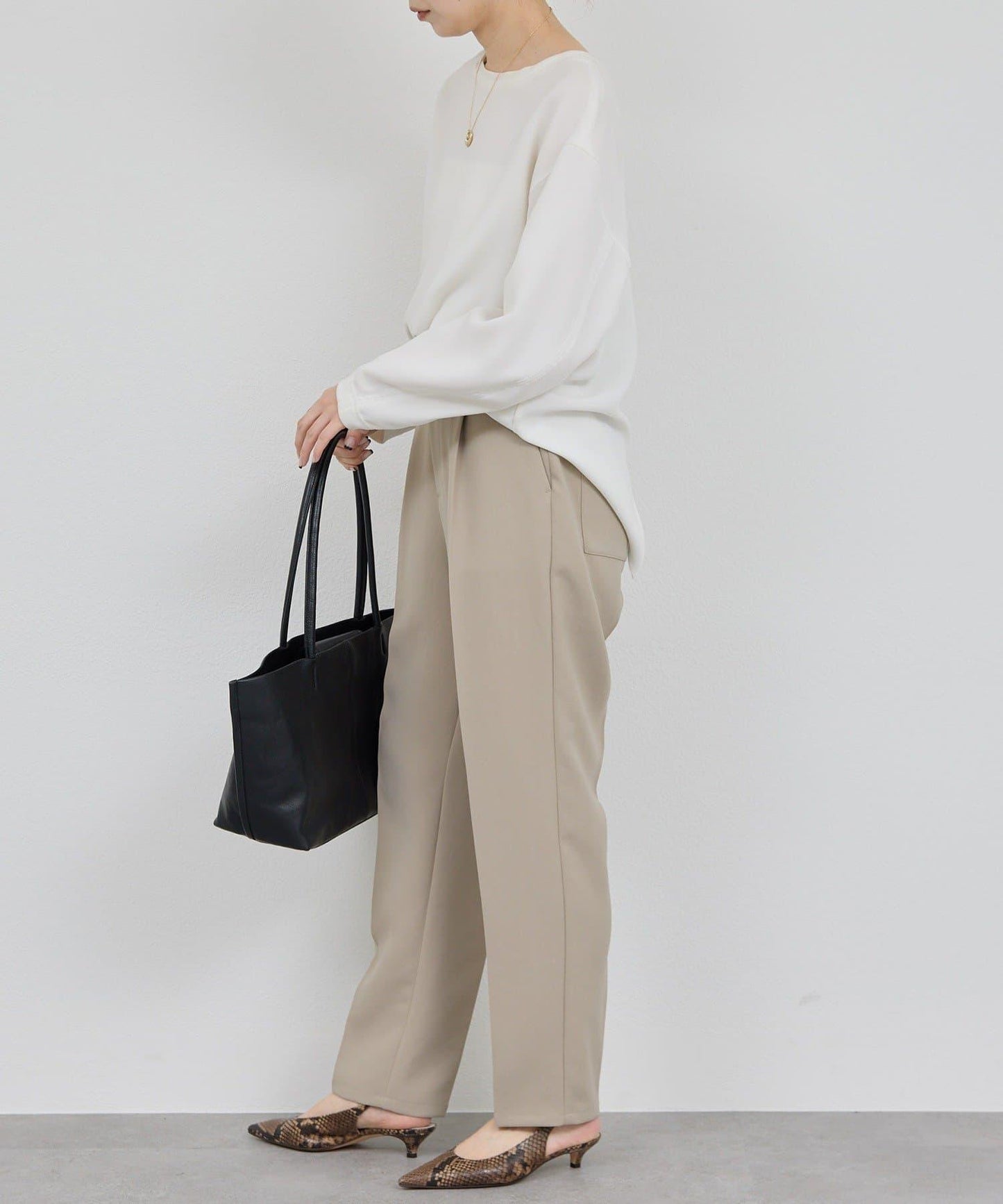 【秋冬素材】運動風錐形褲