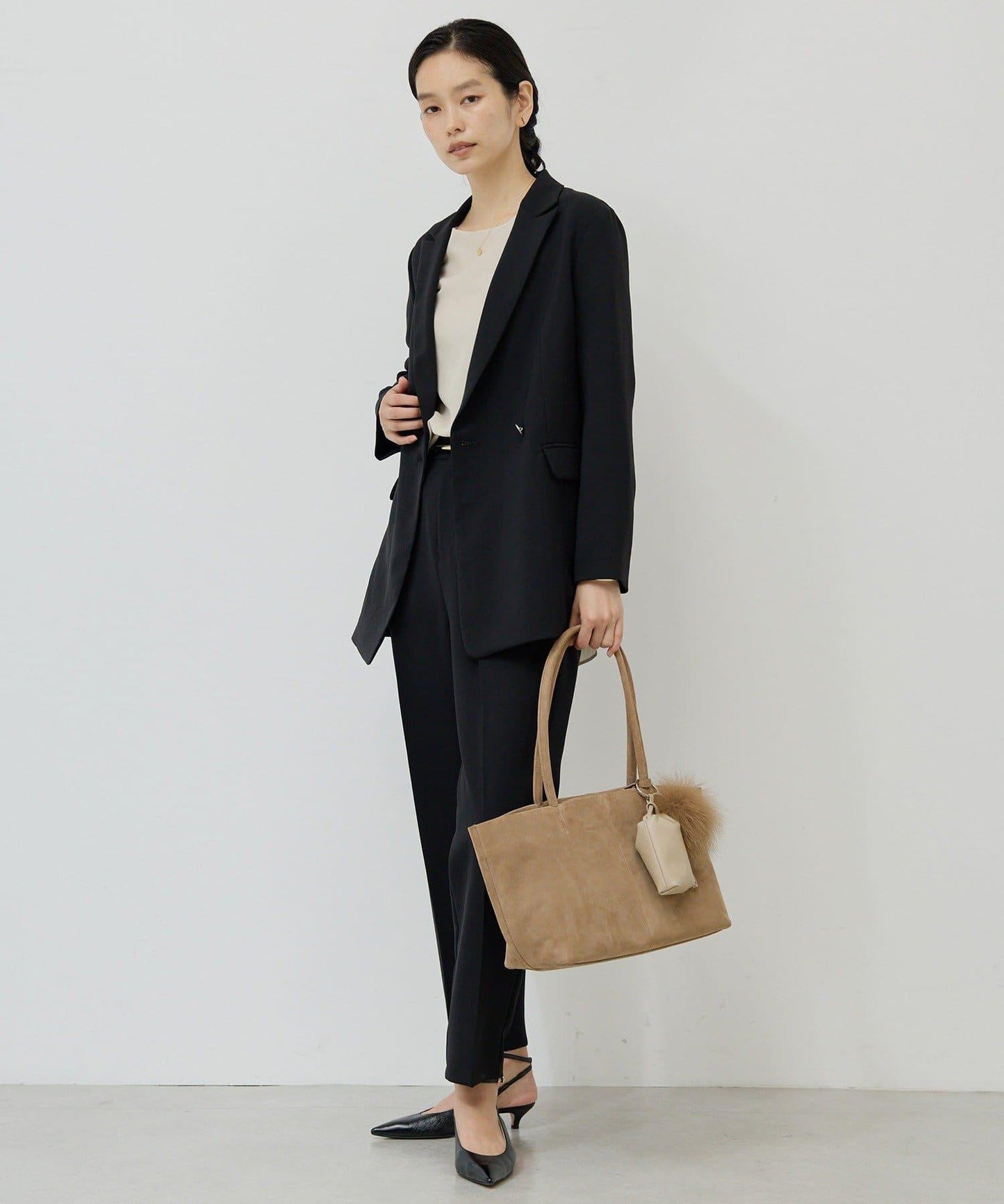 【秋冬素材】運動風錐形褲