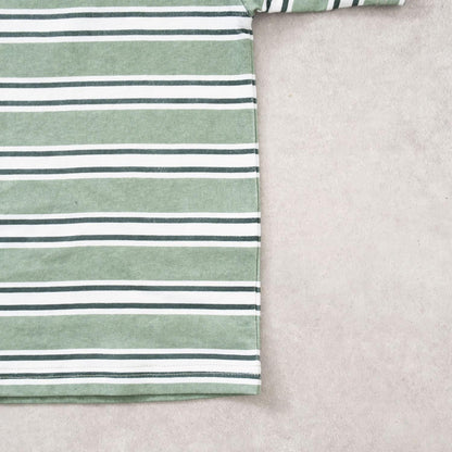 【怪獸電力公司】多色條紋寬鬆短袖T恤