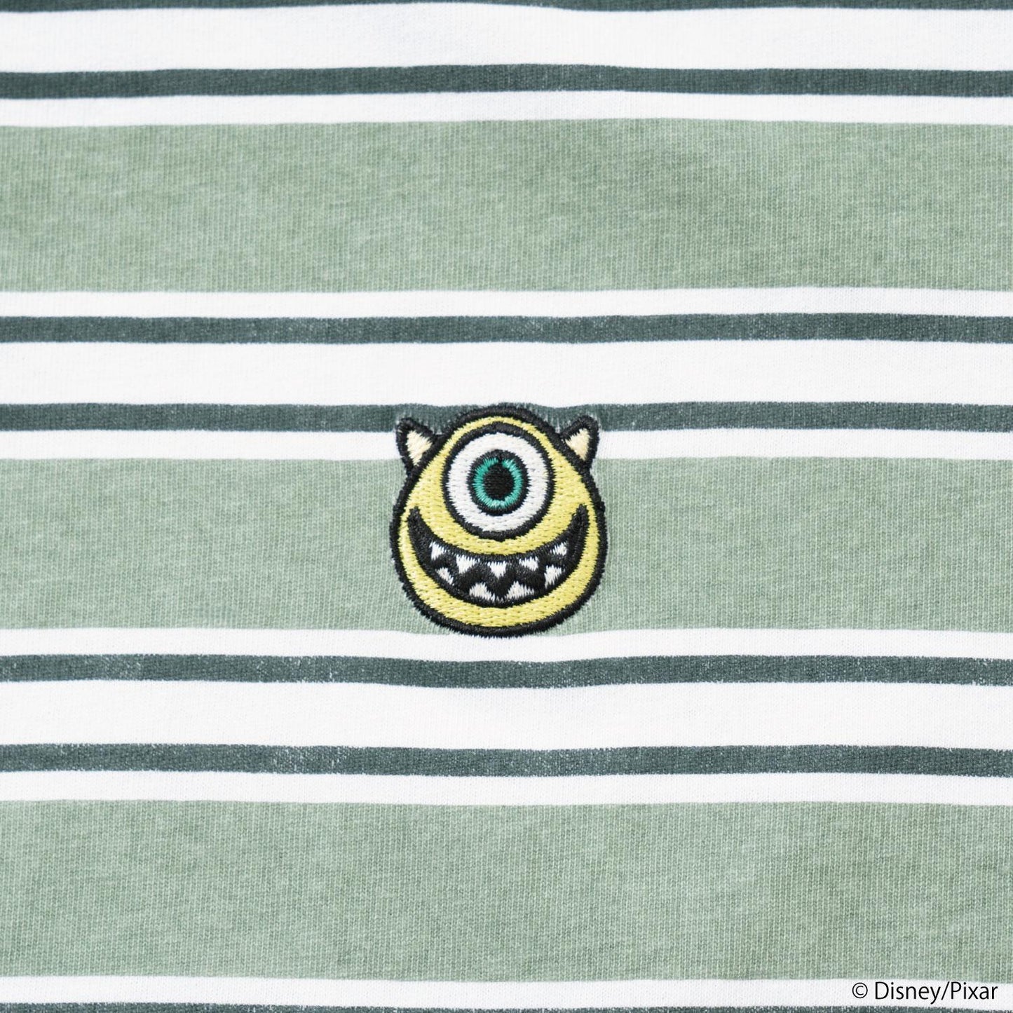 【怪獸電力公司】多色條紋寬鬆短袖T恤