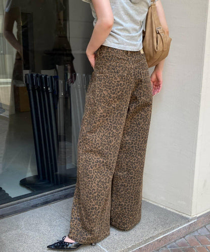 側邊拼接寬鬆褲