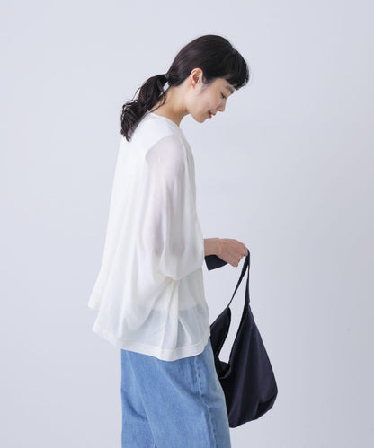 棉質透視寬鬆T恤