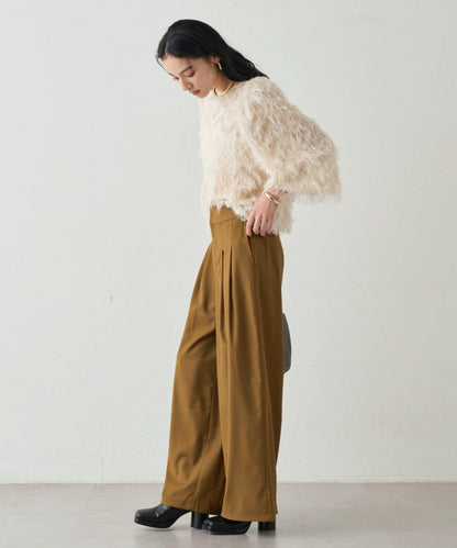 【Loungedress】提花羽毛襯衫