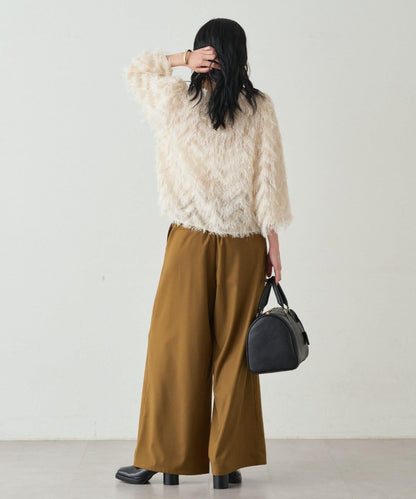 【Loungedress】提花羽毛襯衫