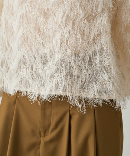 【Loungedress】提花羽毛襯衫