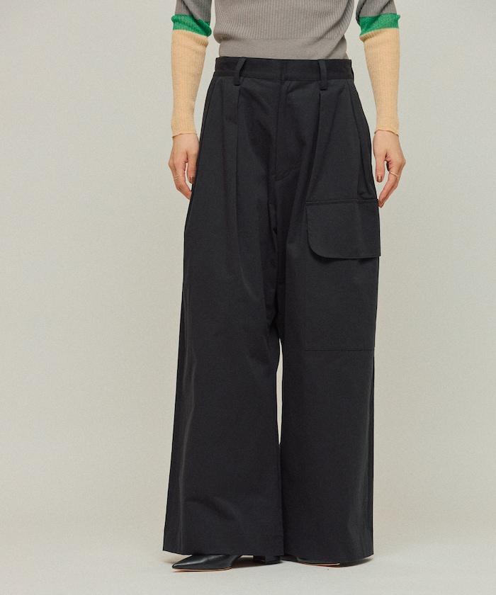 高支數 針織寬鬆褲