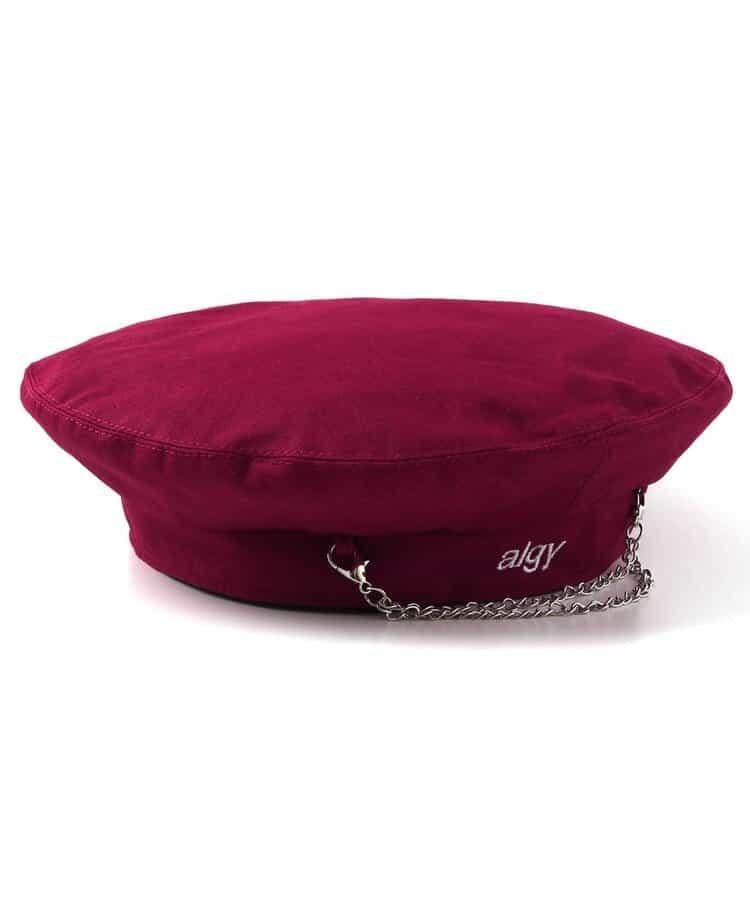 鏈條裝飾貝雷帽