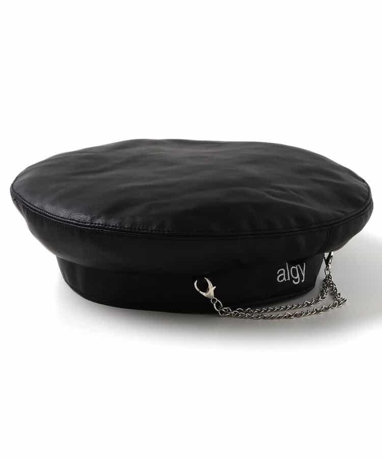 鏈條裝飾貝雷帽