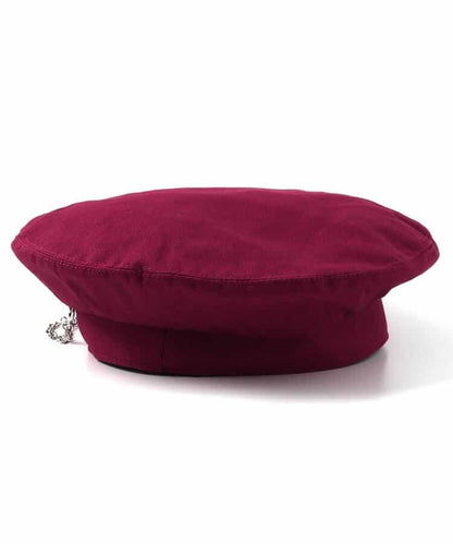 鏈條裝飾貝雷帽