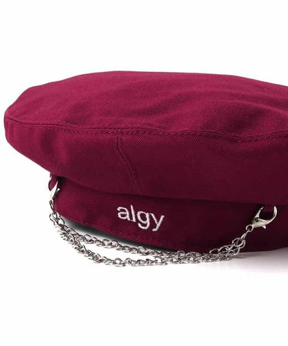 鏈條裝飾貝雷帽