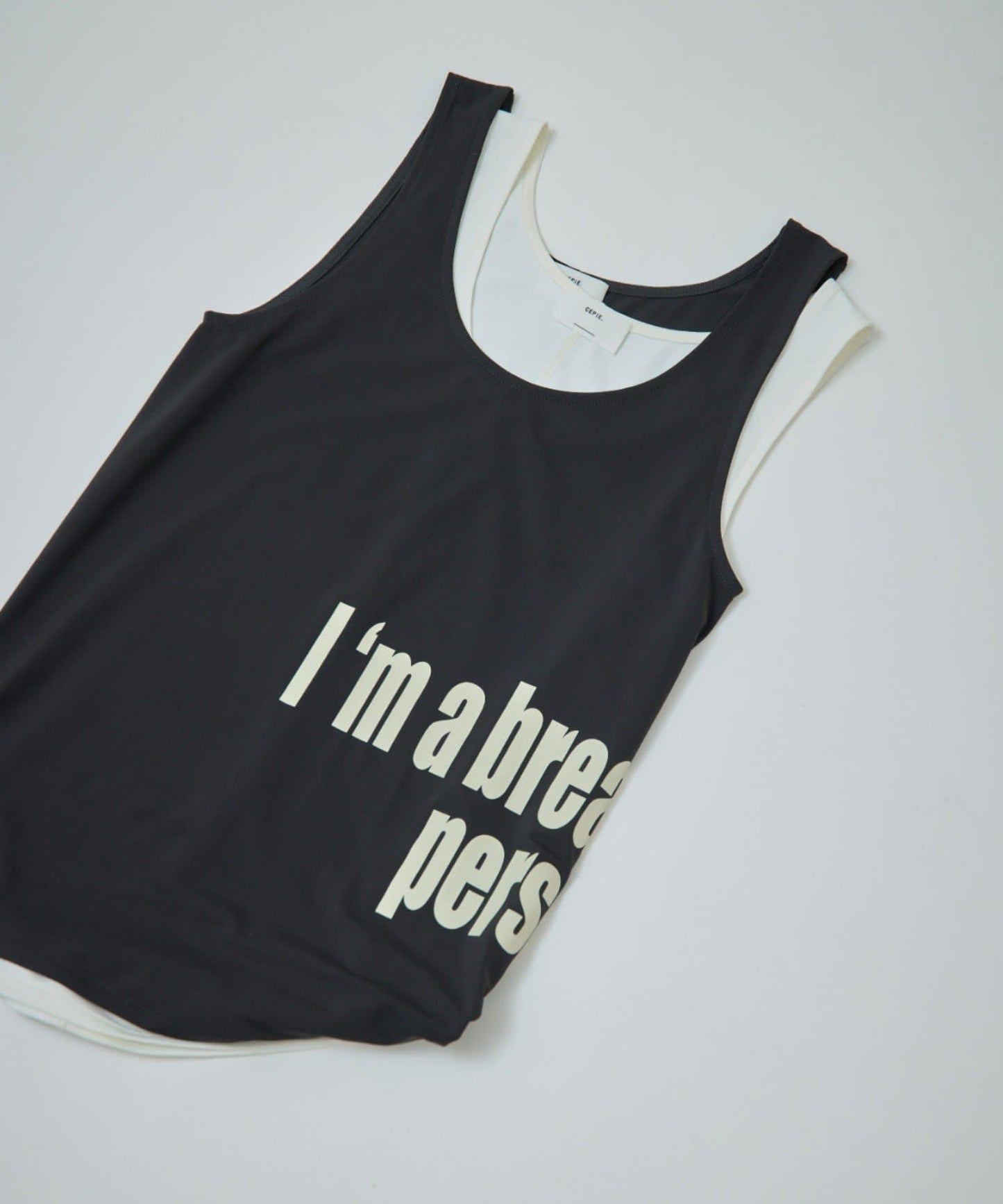 【CEPIE./CEPIE】信息圖案背心