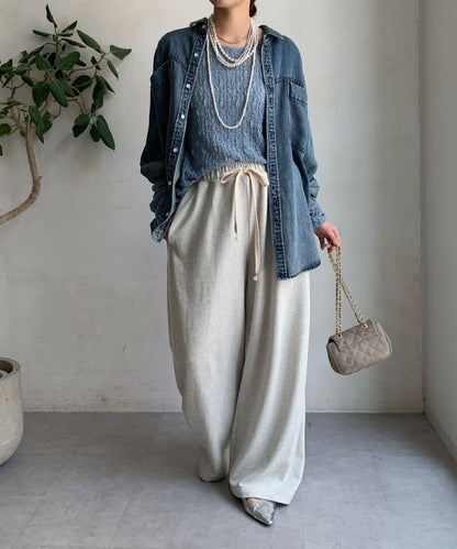 Lyocell牛仔口袋襯衫